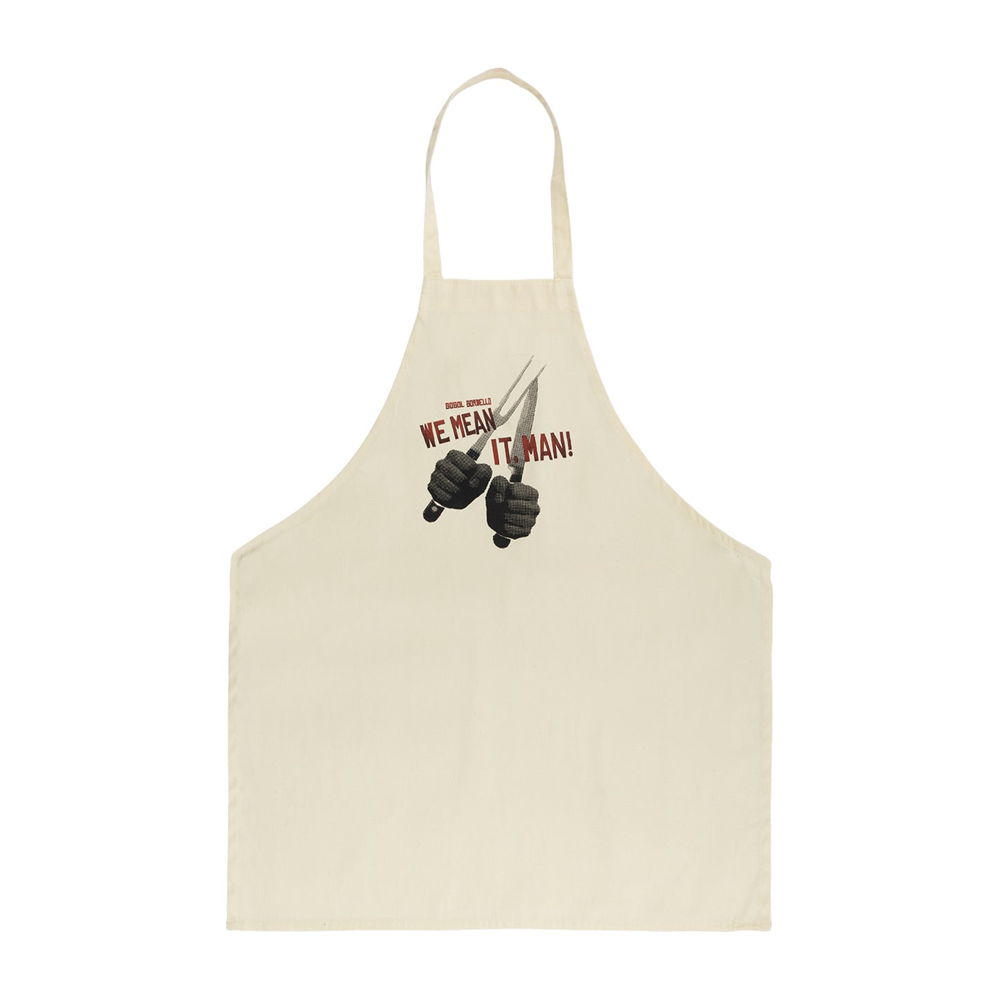 We Mean It, Man! Apron
